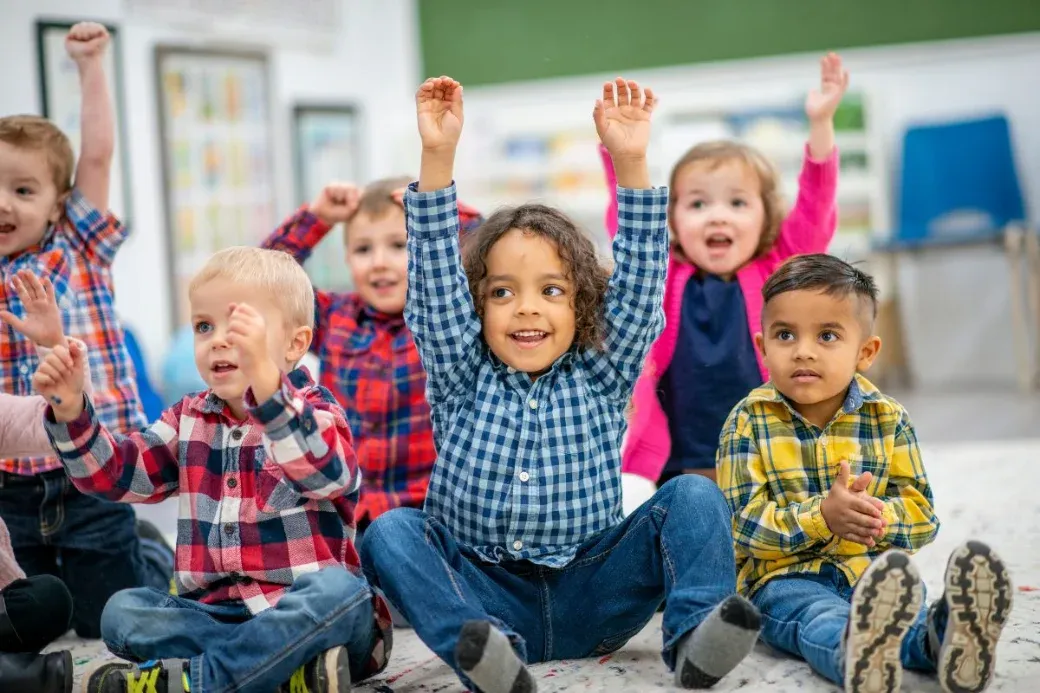 Children at play-based learning