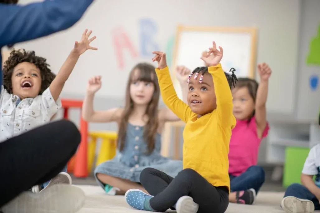 Children in the classroom